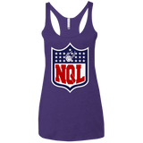 T-Shirts Purple / X-Small NQL Women's Triblend Racerback Tank
