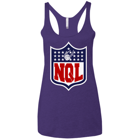 T-Shirts Purple / X-Small NQL Women's Triblend Racerback Tank