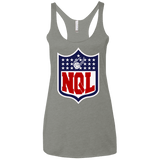 T-Shirts Venetian Grey / X-Small NQL Women's Triblend Racerback Tank