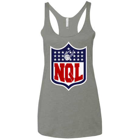 T-Shirts Venetian Grey / X-Small NQL Women's Triblend Racerback Tank