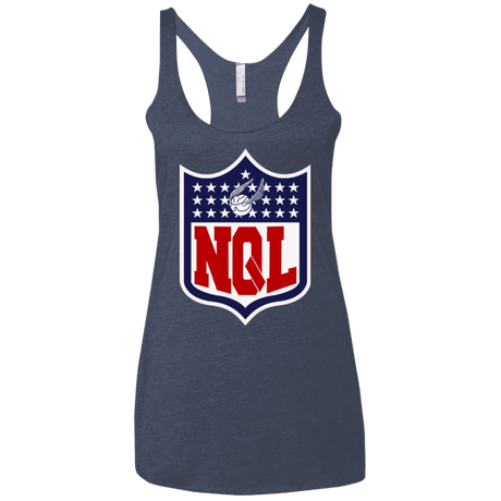T-Shirts Vintage Navy / X-Small NQL Women's Triblend Racerback Tank
