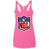 T-Shirts Vintage Pink / X-Small NQL Women's Triblend Racerback Tank
