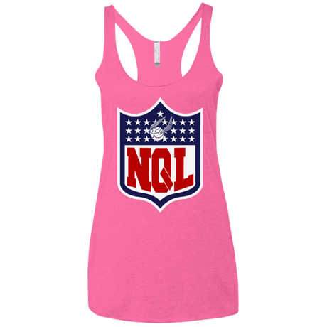 T-Shirts Vintage Pink / X-Small NQL Women's Triblend Racerback Tank
