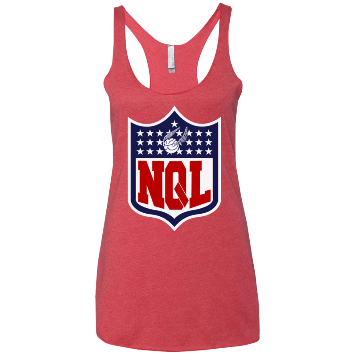 T-Shirts Vintage Red / X-Small NQL Women's Triblend Racerback Tank