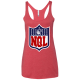 T-Shirts Vintage Red / X-Small NQL Women's Triblend Racerback Tank