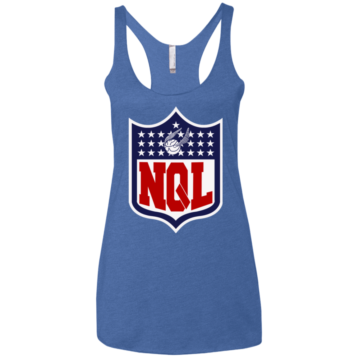 T-Shirts Vintage Royal / X-Small NQL Women's Triblend Racerback Tank