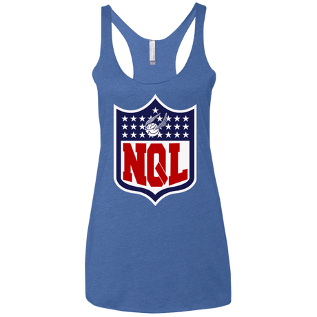 T-Shirts Vintage Royal / X-Small NQL Women's Triblend Racerback Tank