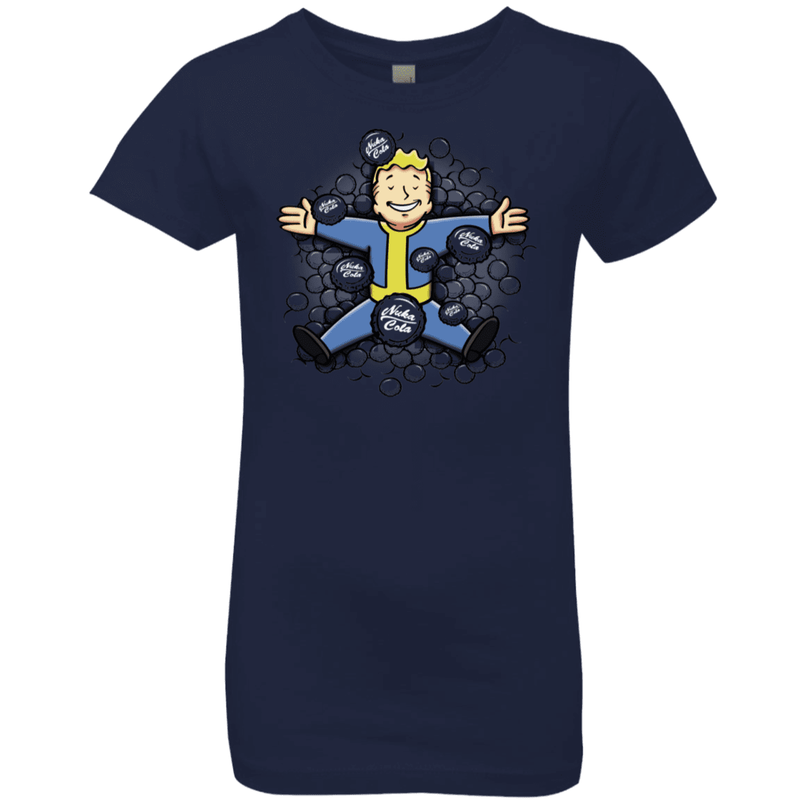 T-Shirts Midnight Navy / YXS Nuclear Beauty Girls Premium T-Shirt