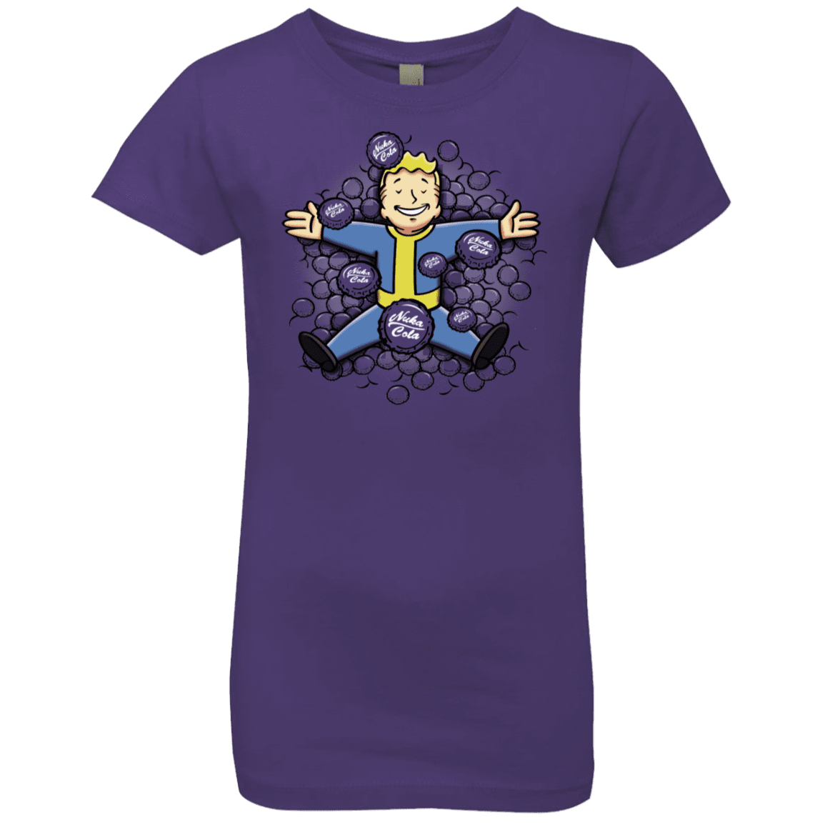 T-Shirts Purple Rush / YXS Nuclear Beauty Girls Premium T-Shirt