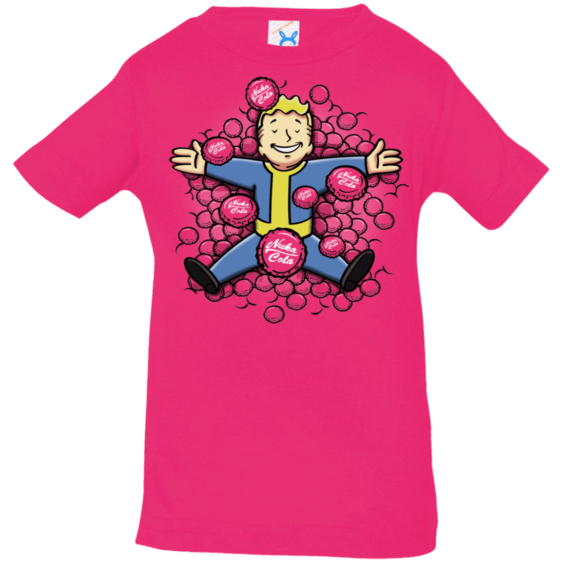 T-Shirts Hot Pink / 6 Months Nuclear Beauty Infant Premium T-Shirt