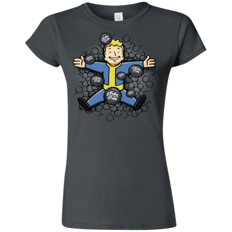 T-Shirts Charcoal / S Nuclear Beauty Junior Slimmer-Fit T-Shirt