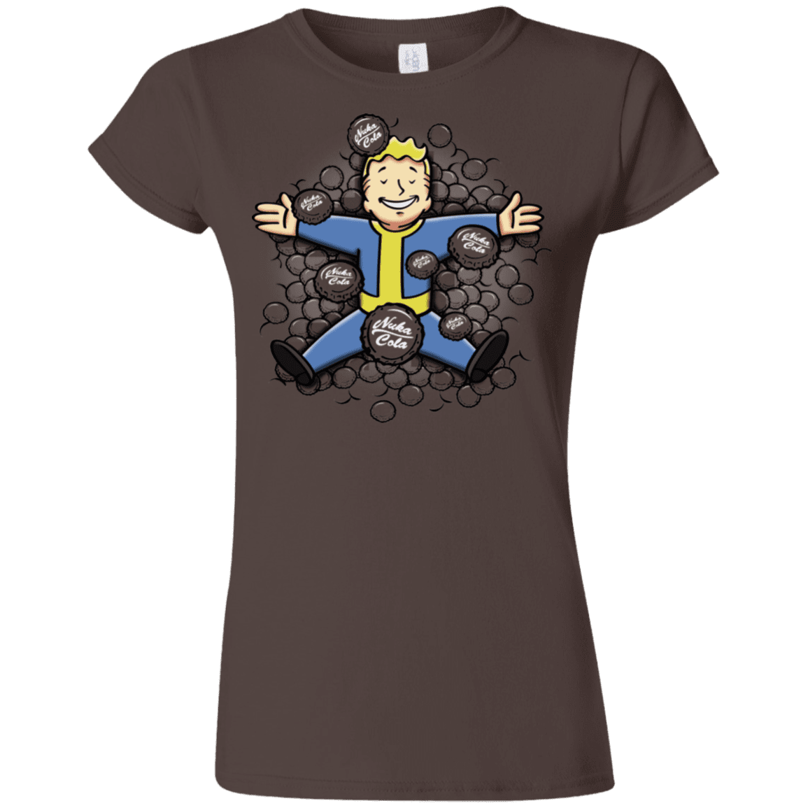 T-Shirts Dark Chocolate / S Nuclear Beauty Junior Slimmer-Fit T-Shirt