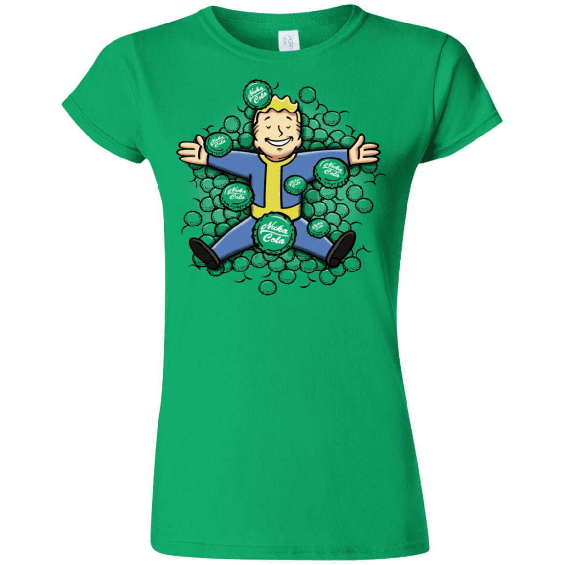 T-Shirts Irish Green / S Nuclear Beauty Junior Slimmer-Fit T-Shirt