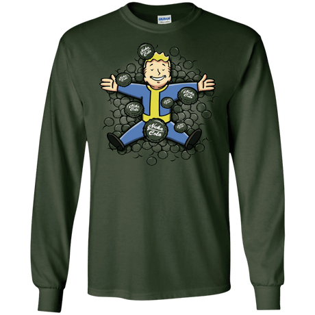 T-Shirts Forest Green / S Nuclear Beauty Men's Long Sleeve T-Shirt
