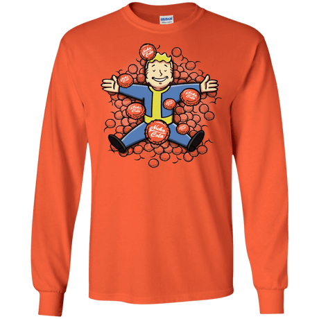 T-Shirts Orange / S Nuclear Beauty Men's Long Sleeve T-Shirt
