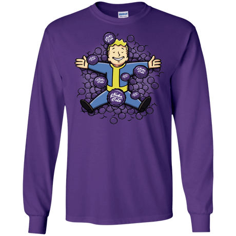 T-Shirts Purple / S Nuclear Beauty Men's Long Sleeve T-Shirt