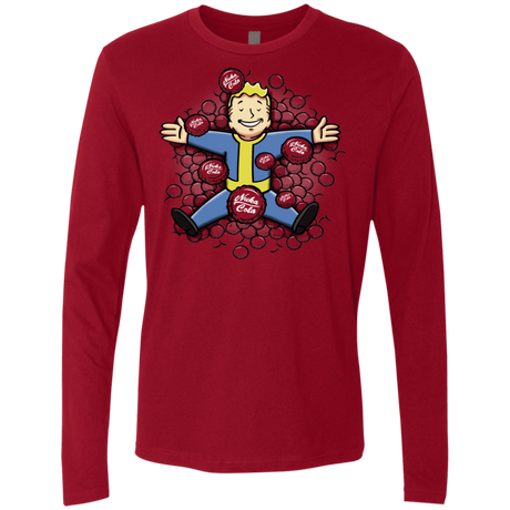 T-Shirts Cardinal / S Nuclear Beauty Men's Premium Long Sleeve