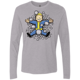 T-Shirts Heather Grey / S Nuclear Beauty Men's Premium Long Sleeve