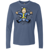 T-Shirts Indigo / S Nuclear Beauty Men's Premium Long Sleeve