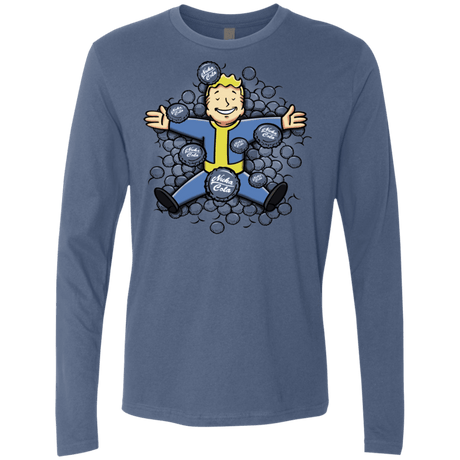 T-Shirts Indigo / S Nuclear Beauty Men's Premium Long Sleeve