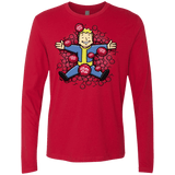 T-Shirts Red / S Nuclear Beauty Men's Premium Long Sleeve