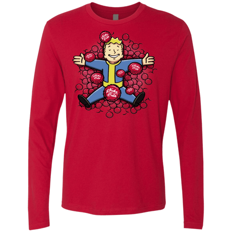 T-Shirts Red / S Nuclear Beauty Men's Premium Long Sleeve