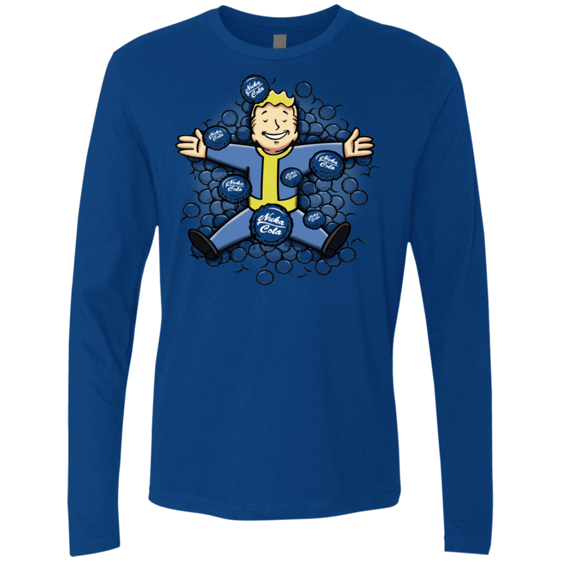 T-Shirts Royal / S Nuclear Beauty Men's Premium Long Sleeve