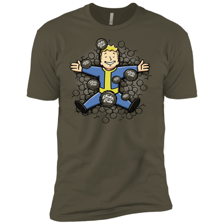 T-Shirts Military Green / X-Small Nuclear Beauty Men's Premium T-Shirt