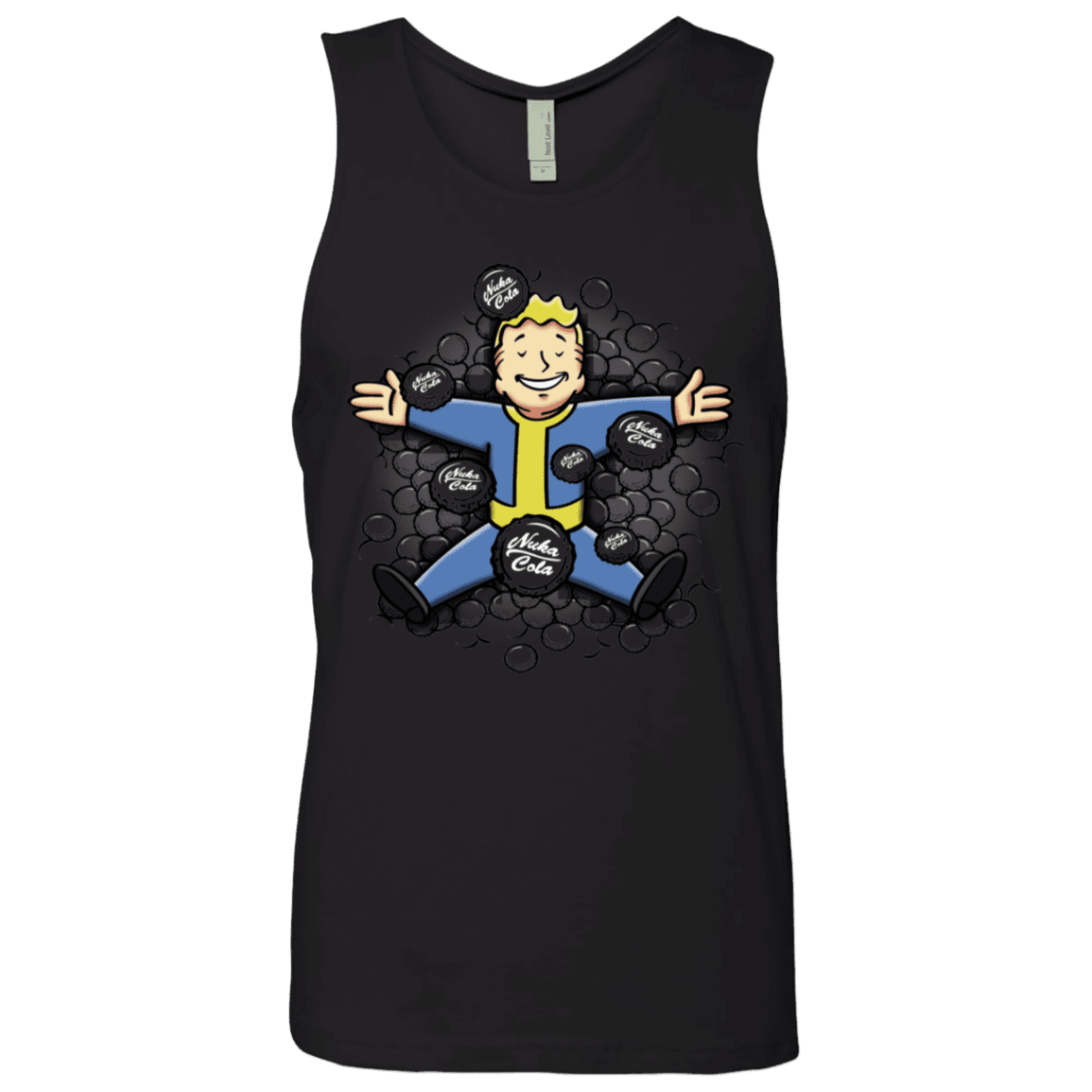 T-Shirts Black / S Nuclear Beauty Men's Premium Tank Top