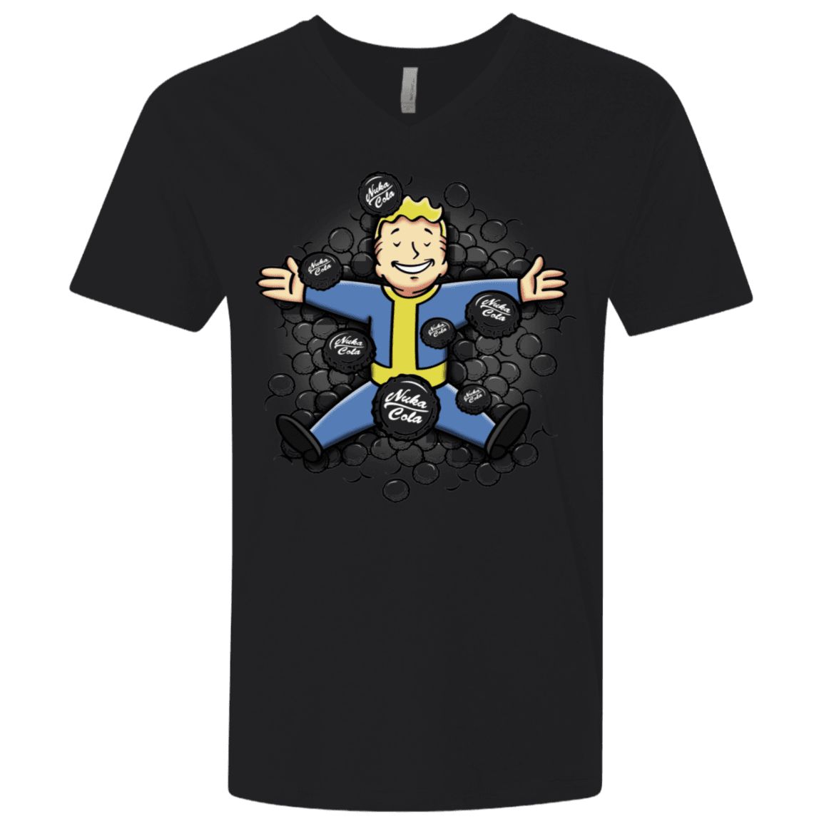 T-Shirts Black / X-Small Nuclear Beauty Men's Premium V-Neck