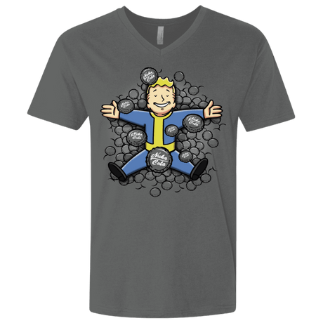 T-Shirts Heavy Metal / X-Small Nuclear Beauty Men's Premium V-Neck