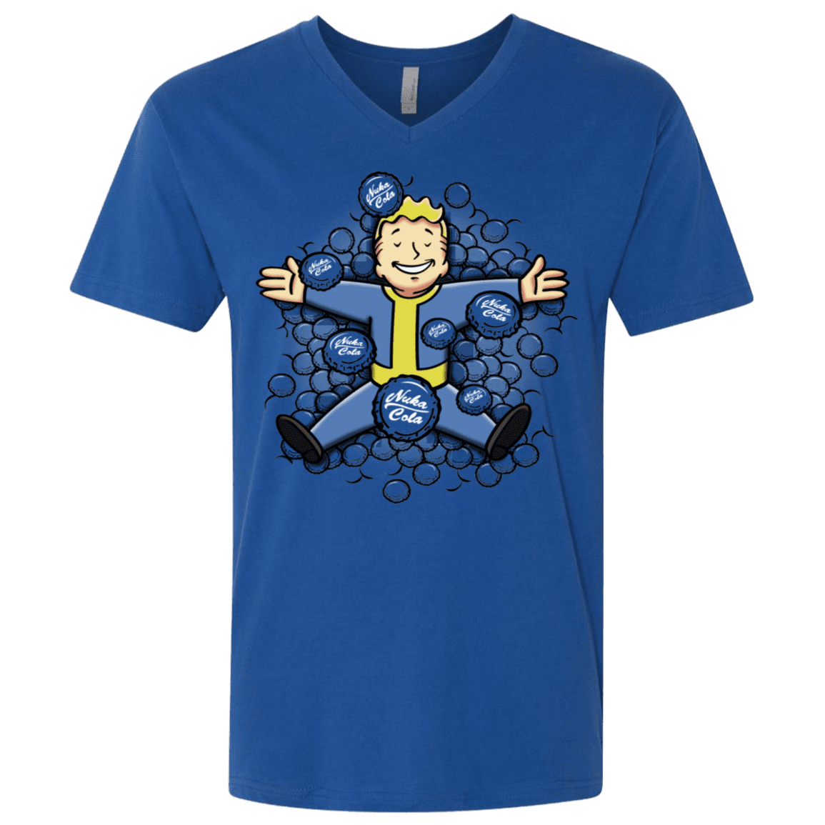 T-Shirts Royal / X-Small Nuclear Beauty Men's Premium V-Neck