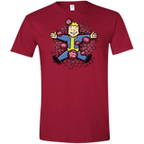 T-Shirts Cardinal Red / S Nuclear Beauty Men's Semi-Fitted Softstyle