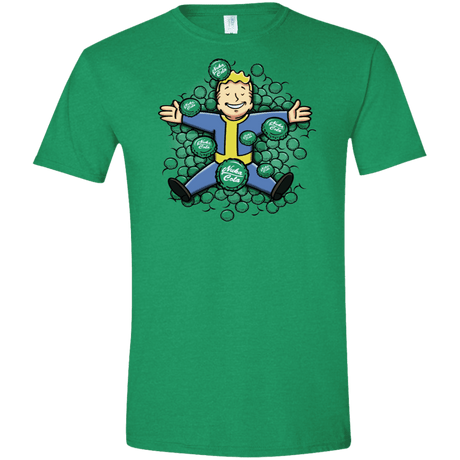 T-Shirts Heather Irish Green / S Nuclear Beauty Men's Semi-Fitted Softstyle