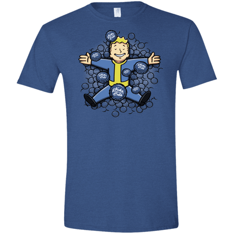 T-Shirts Heather Royal / X-Small Nuclear Beauty Men's Semi-Fitted Softstyle