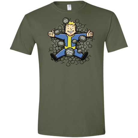 T-Shirts Military Green / S Nuclear Beauty Men's Semi-Fitted Softstyle