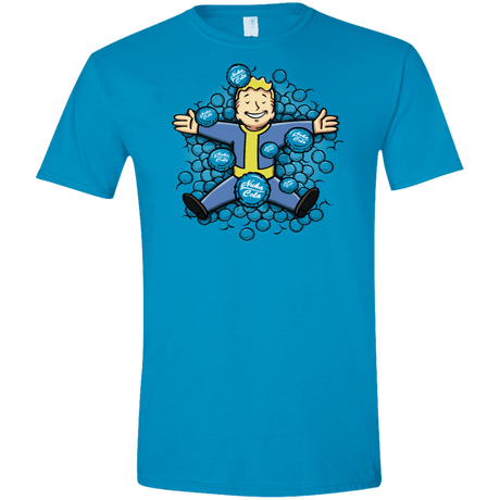 T-Shirts Sapphire / S Nuclear Beauty Men's Semi-Fitted Softstyle