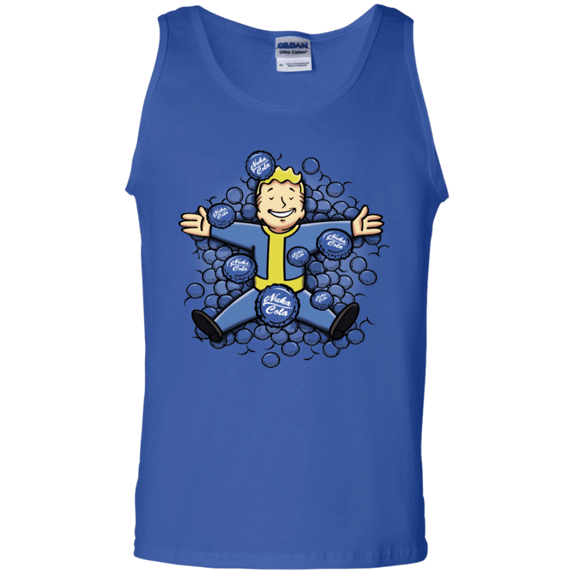 T-Shirts Royal / S Nuclear Beauty Men's Tank Top