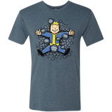 T-Shirts Indigo / S Nuclear Beauty Men's Triblend T-Shirt