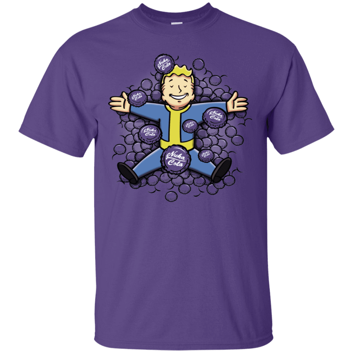 T-Shirts Purple / S Nuclear Beauty T-Shirt