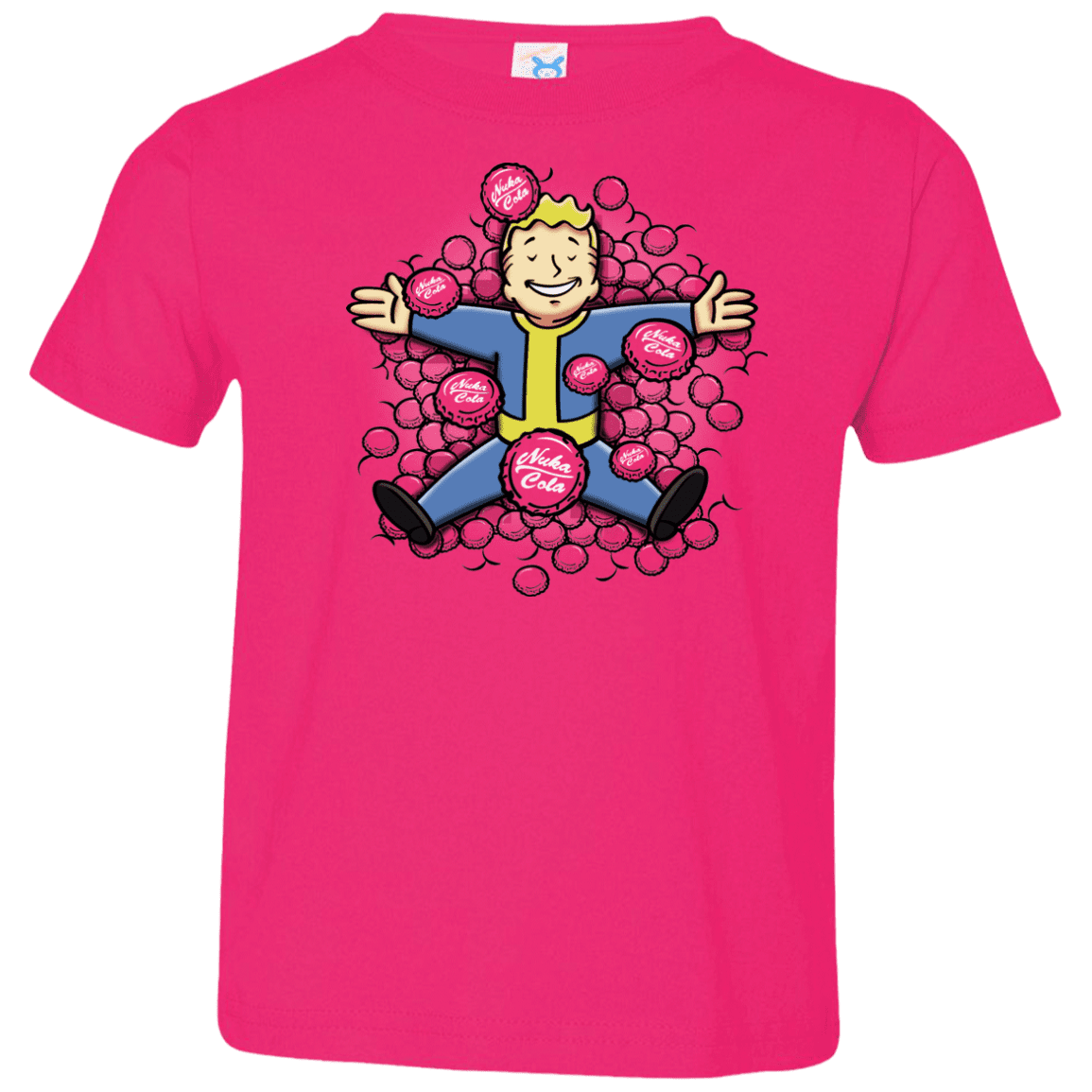 T-Shirts Hot Pink / 2T Nuclear Beauty Toddler Premium T-Shirt