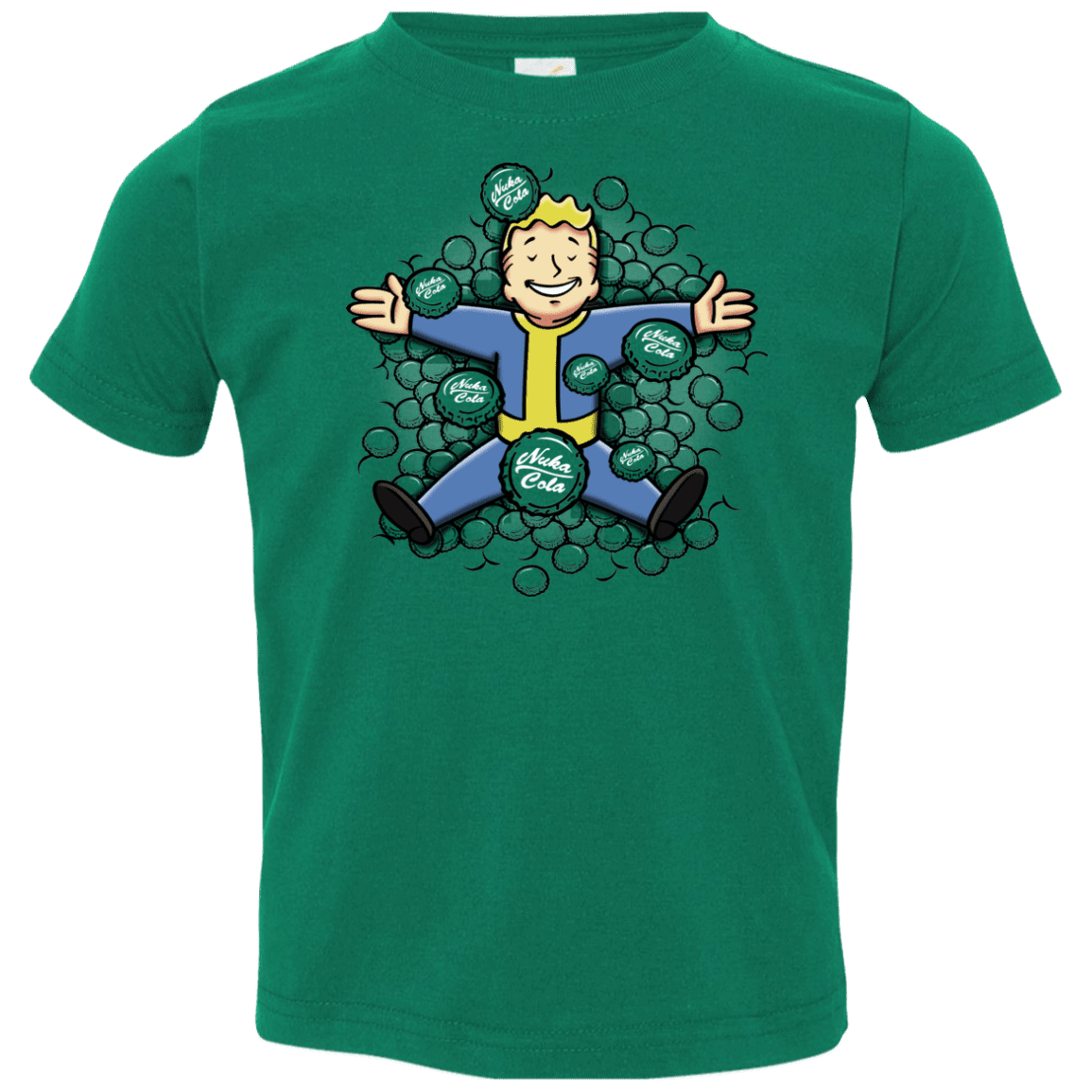 T-Shirts Kelly / 2T Nuclear Beauty Toddler Premium T-Shirt