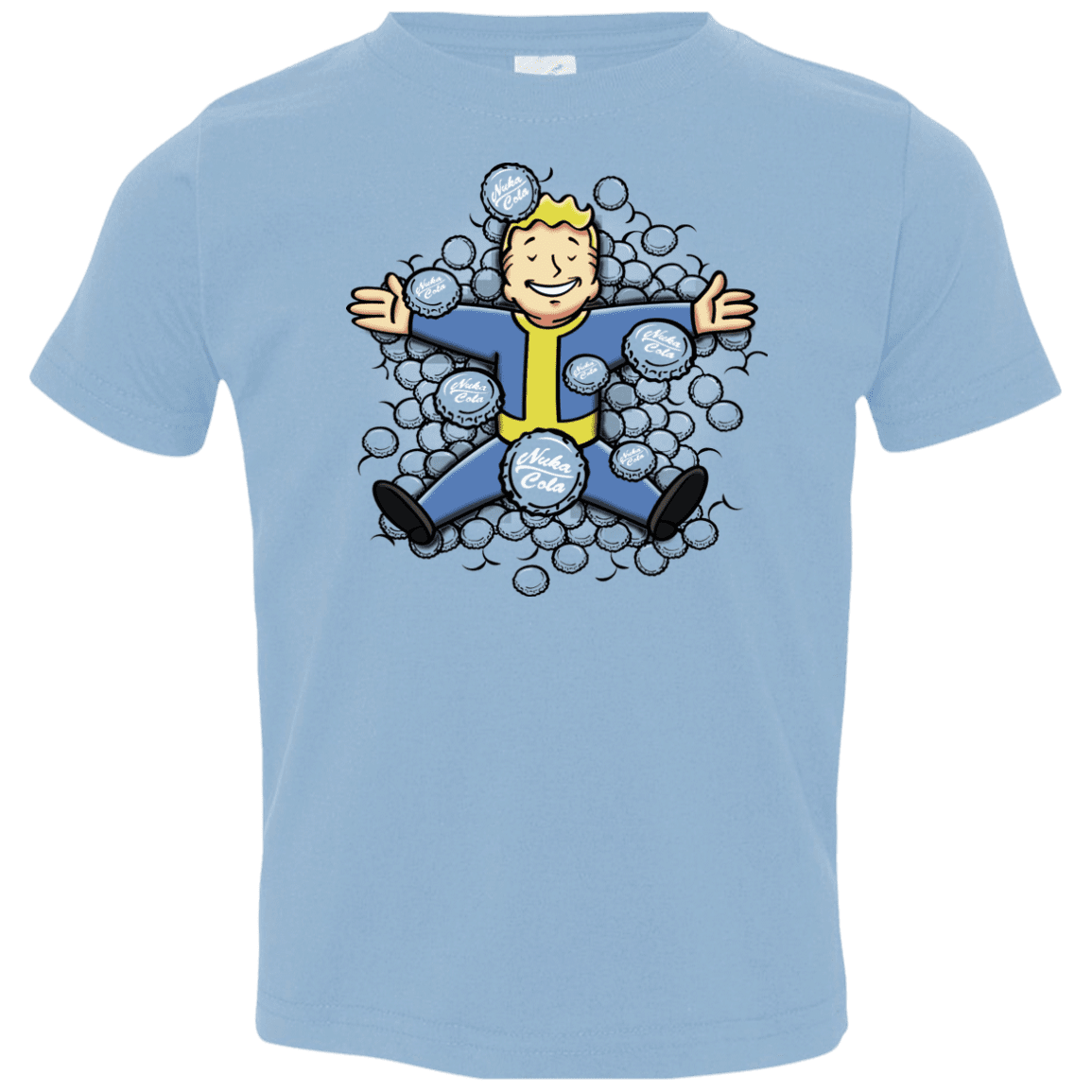 T-Shirts Light Blue / 2T Nuclear Beauty Toddler Premium T-Shirt