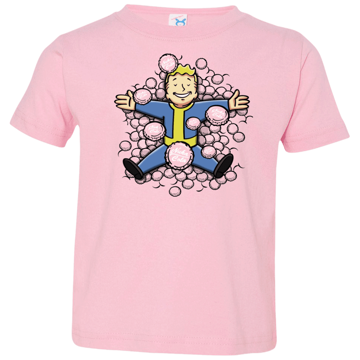 T-Shirts Pink / 2T Nuclear Beauty Toddler Premium T-Shirt