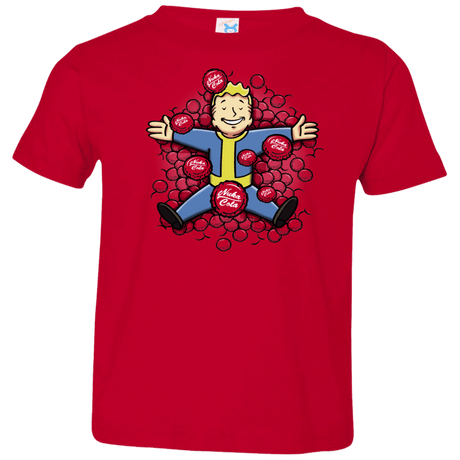 T-Shirts Red / 2T Nuclear Beauty Toddler Premium T-Shirt