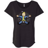 T-Shirts Vintage Black / X-Small Nuclear Beauty Triblend Dolman Sleeve