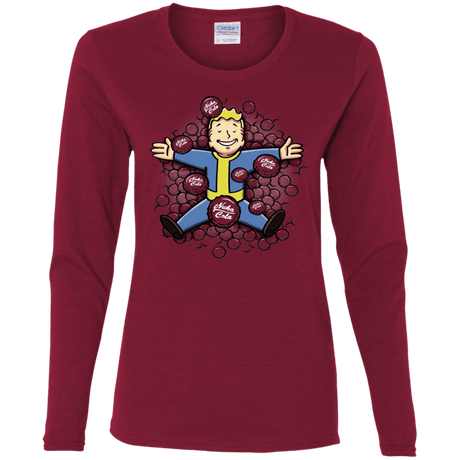 T-Shirts Cardinal / S Nuclear Beauty Women's Long Sleeve T-Shirt