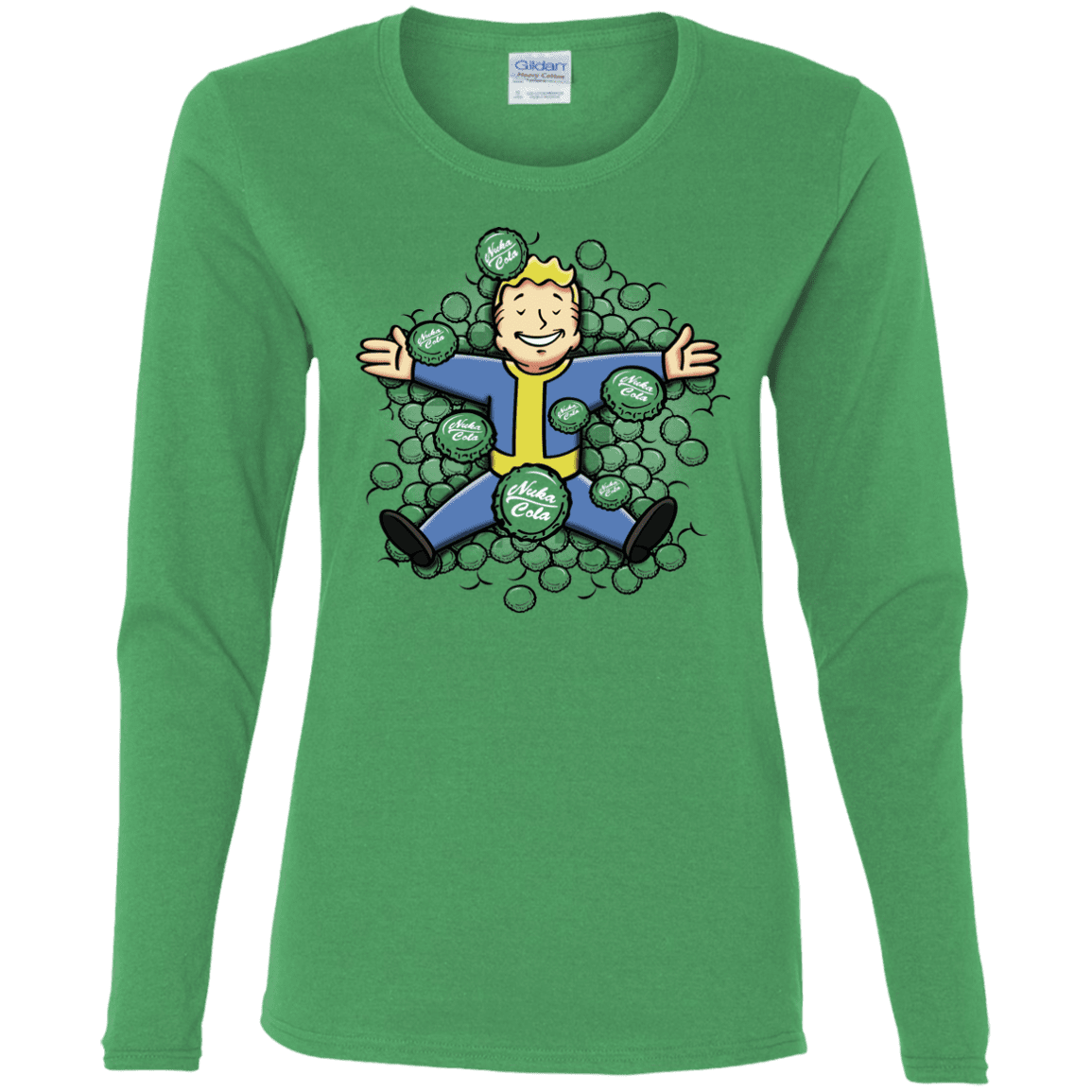 T-Shirts Irish Green / S Nuclear Beauty Women's Long Sleeve T-Shirt