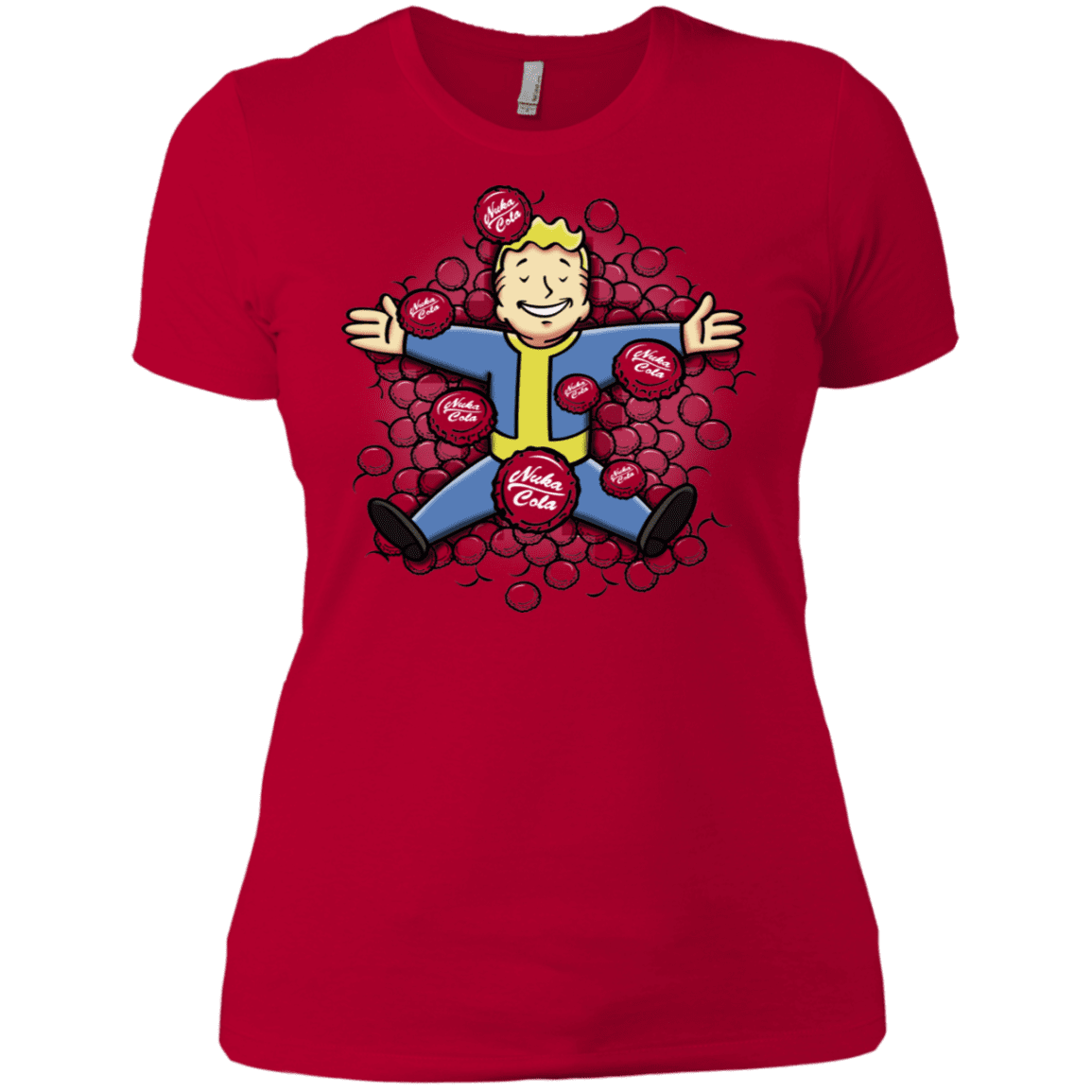 T-Shirts Red / X-Small Nuclear Beauty Women's Premium T-Shirt