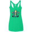 T-Shirts Envy / X-Small Nuclear Beauty Women's Triblend Racerback Tank